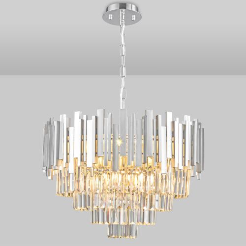 Люстра подвесная Natali Kovaltseva VERTIGO (ВЕРТИГО) VERTIGO 81440/8C SILVER