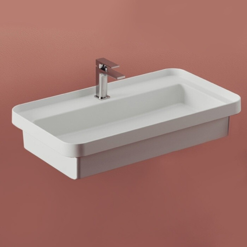 Раковина Artceram Fuori scala 81 см TFL035 01 00 встраиваемая цвет белый