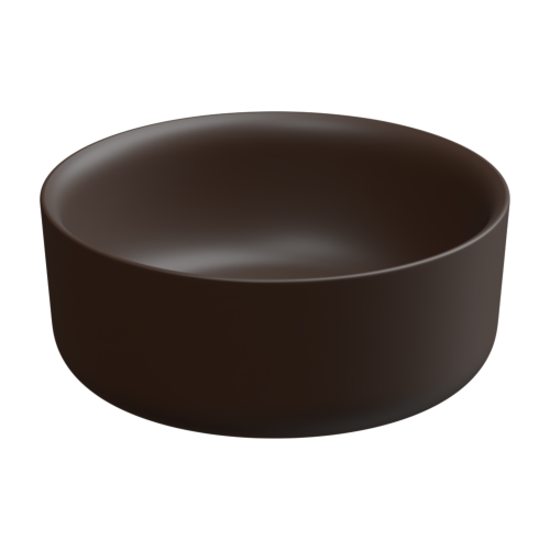 Раковина керамическая GSG Ceramic Design Hit! HILAVRO42035 42х42 накладная цвет коричневый