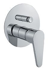 Смеситель для ванны и душа Fiore 88CR7506 настенный хром