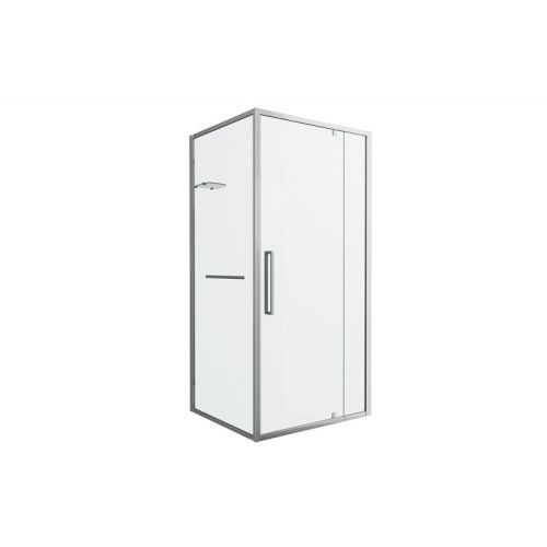 Душевой уголок Bravat Line BS090.2116A 90х90 стекло прозрачное профиль хром без поддона