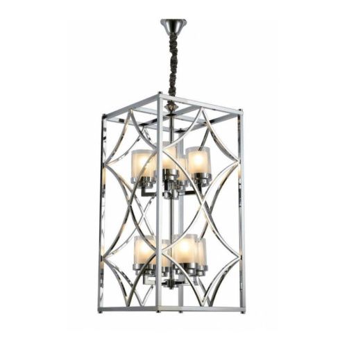Люстра подвесная Lumina Deco Quadrato (Куадрато) LDP 1223-8 CHR