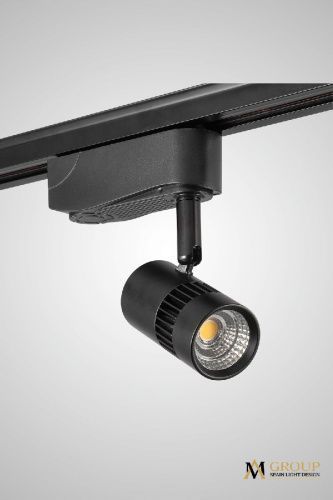 Трековый однофазный светильник AM Group Track (Трацк) AM229-5W BK 3000K