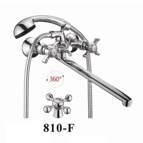 Смеситель для ванны D-Lin D145810-F настенный хром