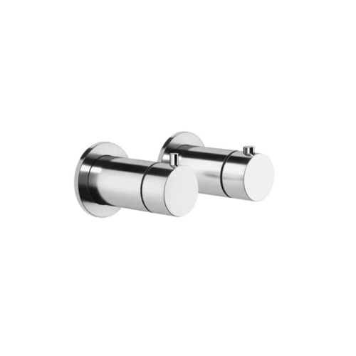 Смеситель для душа Gessi Ingranaggio 63331#031 встраиваемый в стену хром с термостатом (внешняя часть)