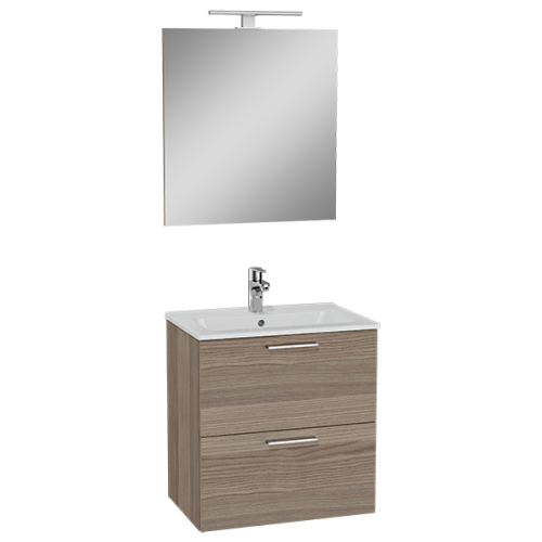 Комплект мебели: тумба + раковина + зеркало Vitra Mia 75103 60x39x62