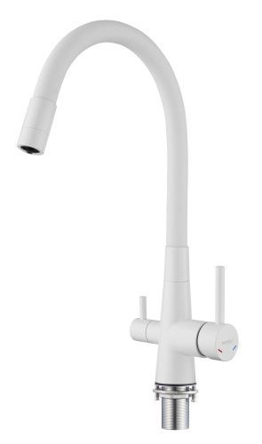 Смеситель для кухни Fmark FS1062-W на мойку белый