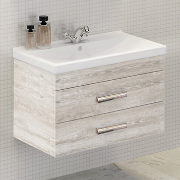 Тумба с раковиной Comforty 00004138839CF 80x45x53