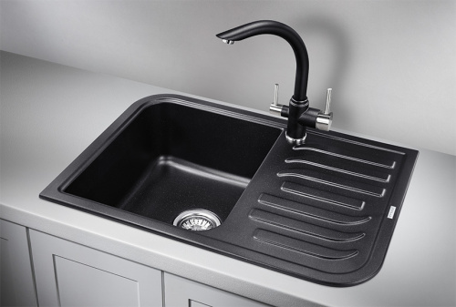 Кухонная мойка Granula 7001, ШВАРЦ 70x50 цвет шварц