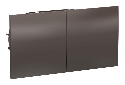 Розетка с/з двойная со шторками с крышкой 16А Systeme Electric AtlasDesign (АтласДесигн) ATN000628