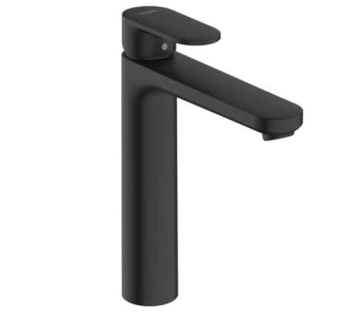 Смеситель Hansgrohe Vernis Blend 71552670 на раковину/столешницу черный матовый без термостата