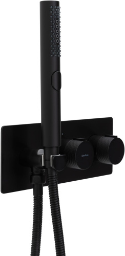 Смеситель для ванны с душем Allen Brau Liberty 5.33009-31 встраиваемый в стену черный без термостата