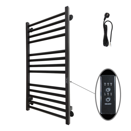 Полотенцесушитель Altasan АрмадаПроф АрмадаПрофР10050ЧМ подвесной 53х101 электрический черный муар