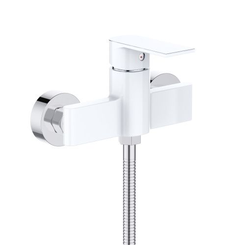 Смеситель для душа D-Lin D160363-C настенный белый/хром