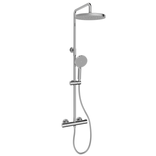 Душевая стойка Sancos Teo SC11001CH настенная цвет хром