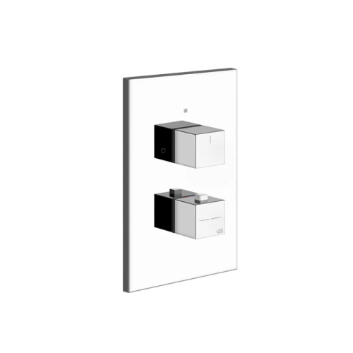 Смеситель для душа Gessi Rettangolo 20184#031 встраиваемый в стену хром с термостатом (внешняя часть)