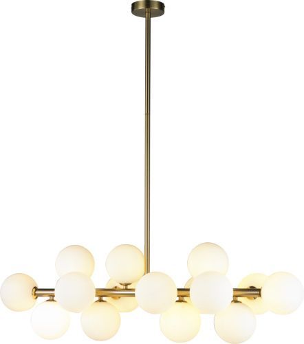 Люстра на штанге iLamp Golden (Голден) 8516P/L BR-WH