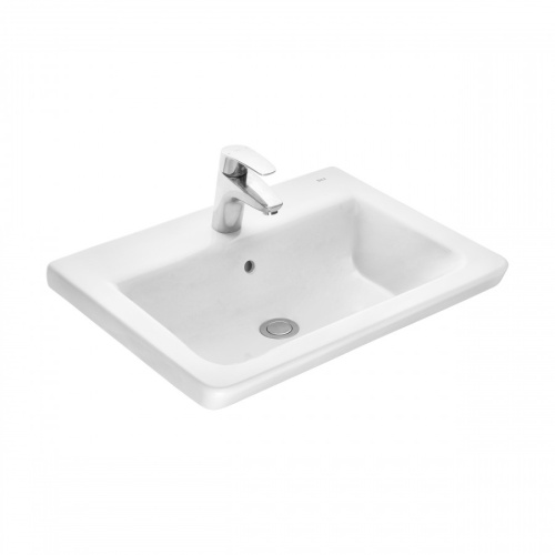 Раковина из сантехнического фарфора Roca The Gap Unik 7327472000 60х44 накладная цвет белый