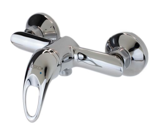 Смеситель для ванны и душа Esko RIO 80 w/a настенный хром