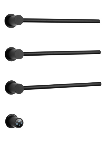 Полотенцесушитель электрический Wonzon & Woghand Hamburg WW-AL313-MB 45х50 черный