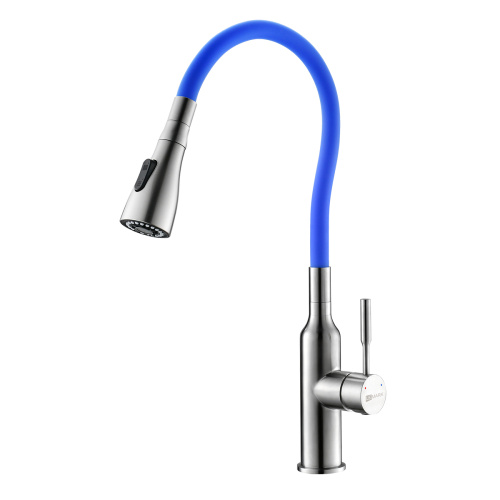 Смеситель для кухни LeMark Expert LM5082S-Blue на мойку синий матовый