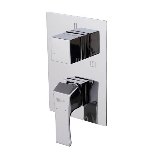 Смеситель для ванны и душа LeMark Unit LM4528C встраиваемый в стену хром без термостата