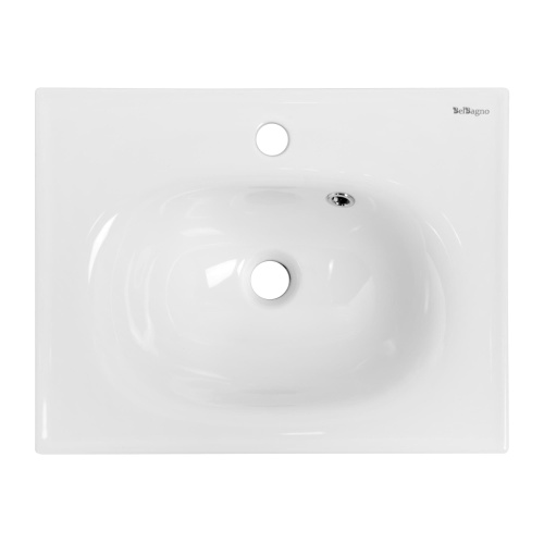 Раковина BelBagno  50 см BB1923-500 накладная цвет белый