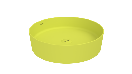 Раковина Creavit Loop 45 см LP145-00NN00E-0000 накладная цвет желтый
