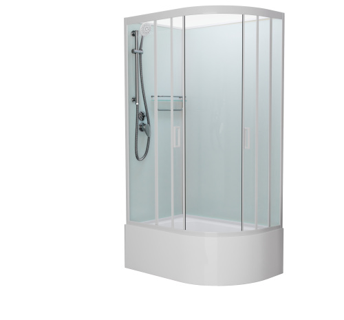 Душевая кабина Frank 136009 120х80 без крыши ориентация левая Душевая кабина Frank 136009 120х80 без крыши ориентация левая