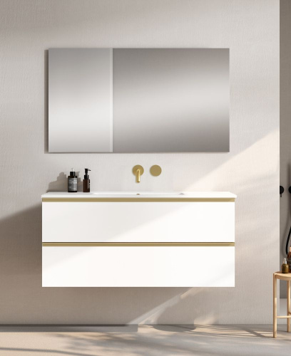 Тумба под раковину Visobath Granada 87543/73546 120х45х55 подвесная цвет белый матовый