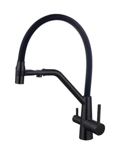 Смеситель для кухни Fmark FS1162-H01 на мойку черный