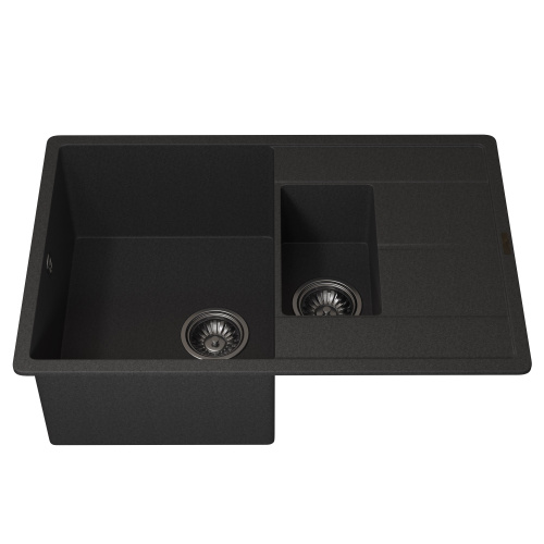 Кухонная мойка Uperwood Quartz Premium UPD-05 3910202119 78x51 цвет черный матовый