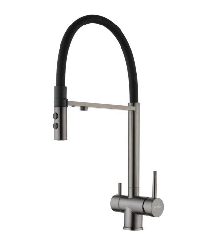 Смеситель для кухни Fmark FS1262-Q01 на мойку графит