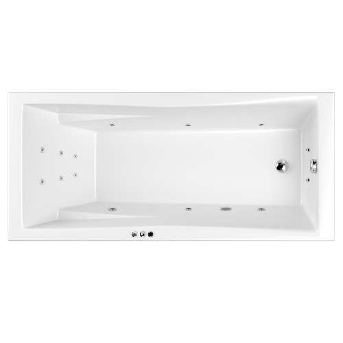 Ванна гидромассажная Whitecross PALACE 0104.170075.100.SMART.CR 170х75  прямоугольная
