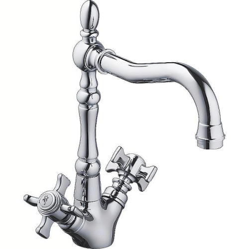 Смеситель для кухни Haiba HB24 HB4324 на мойку хром