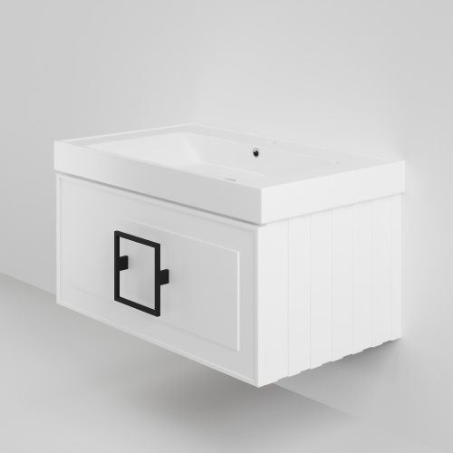 Тумба с раковиной La Fenice CUBO NFNC-01-CUB-B-80-3-80 90х36х49 подвесная цвет белый