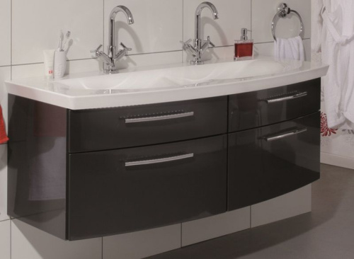 Тумба под раковину Puris Classic line WUA35146M(722/161) 140х48х50 подвесная цвет белый