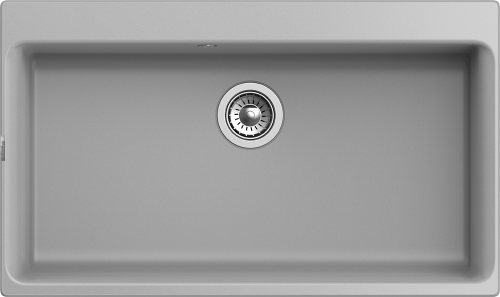 Кухонная мойка Rivelato AXEL Х-90 grigio metallizzato 87х52 цвет серый металлик
