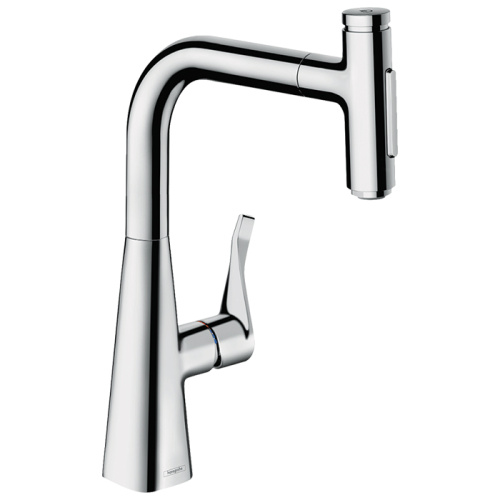 Смеситель для кухни Hansgrohe Metris Select 73822000 на мойку хром