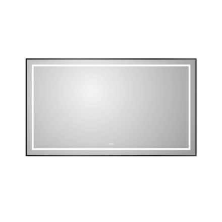 Зеркало BelBagno Kraft SPC-KRAFT-1400-800-LED-TCH-WARM-NERO 140х80