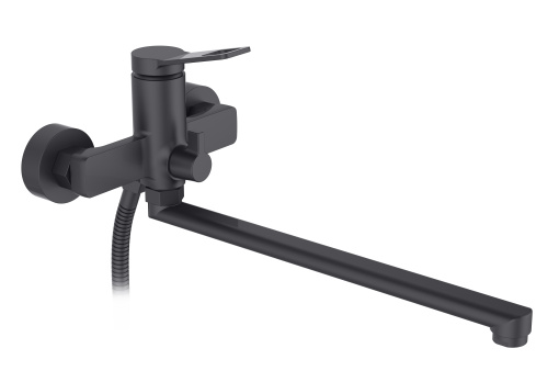 Смеситель для ванны D-Lin D147364-A настенный черный