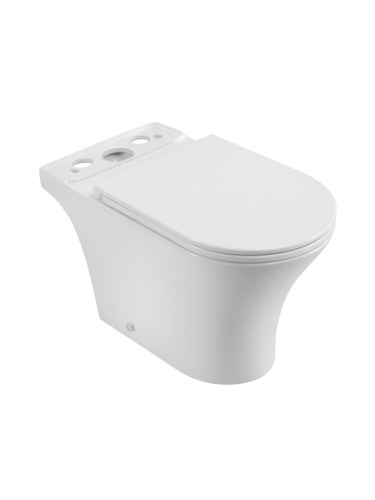 Чаша унитаза напольная BelBagno ACQUA-TOR BB2801CP-TOR/SC цвет белый с сиденьем микролифт без бачка безободковая смыв торнадо