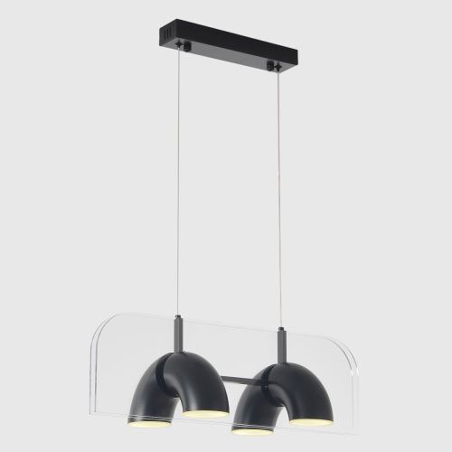 Светильник подвесной Crystal Lux Element (Елемент) ELEMENT SP24W LED BLACK