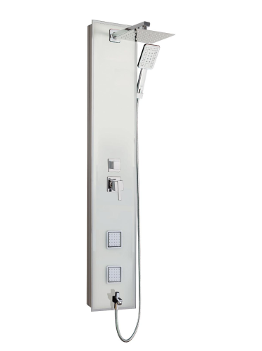 Душевая панель WeltWasser  WW GL 14251 WT (10000001049) настенная прямоугольная