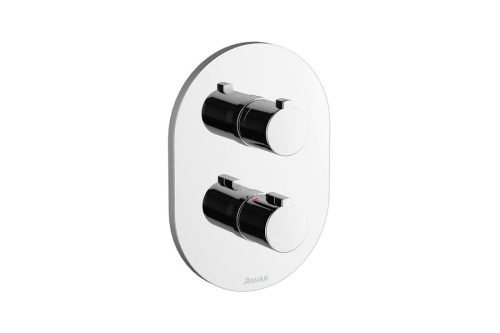 Смеситель Ravak CHROME X070095 встраиваемый хром с термостатом