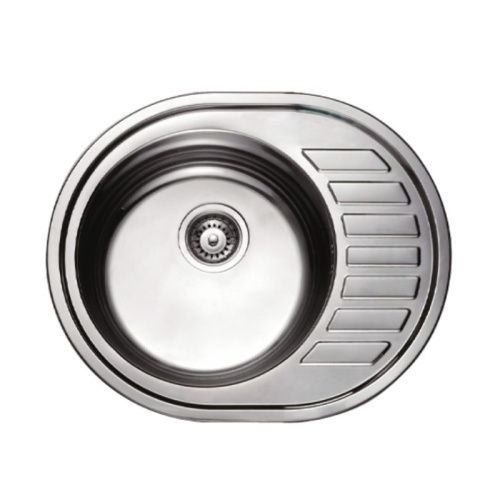 Кухонная мойка Haiba HBS4557-06 57х45 цвет нержавеющая сталь поверхность матовая