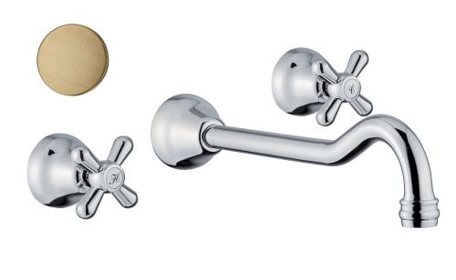 Смеситель для раковины Fiore 26ZZ0636 настенный бронза