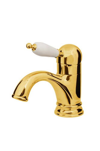 Смеситель Boheme Tradizionale Oro 281 на раковину золото