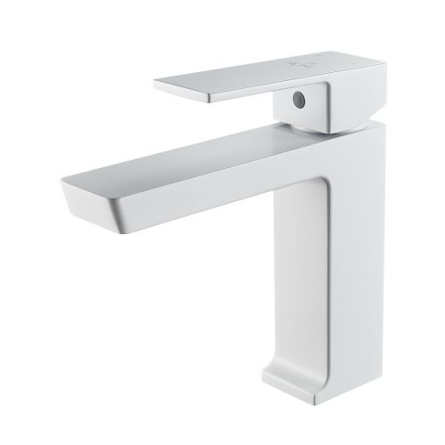 Смеситель Rose R1801C-1 на раковину белый