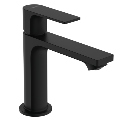 Смеситель Hansgrohe Rebris E 72557670 на раковину/столешницу черный матовый без термостата